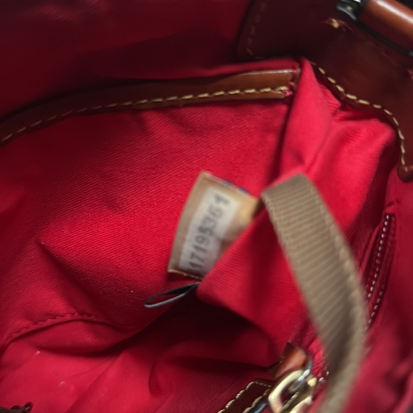 Dooney & Bourke Nylon Crossbody Pouchette Cranberry - Picture 5 of 15